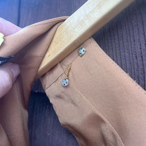 J. Crew Tollegno 1900 Italian wool mini dress • jumper with gold buttons •US 16 - Picture 7 of 8